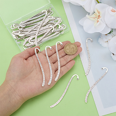 40Pcs Tibetan Style Alloy Bookmarks FIND-ME0002-21-1