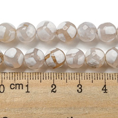 Tibetan Style dZi Beads Strands G-P526-D05-01-1