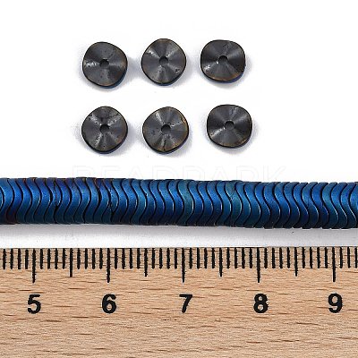 Electroplated Synthetic Non-magnetic Hematite Beads Strands G-H020-M01-25-1