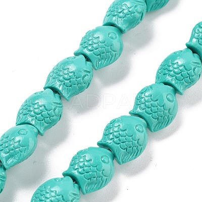 Synthetic Coral Carved Beads Strands CORA-C003-13B-01-1
