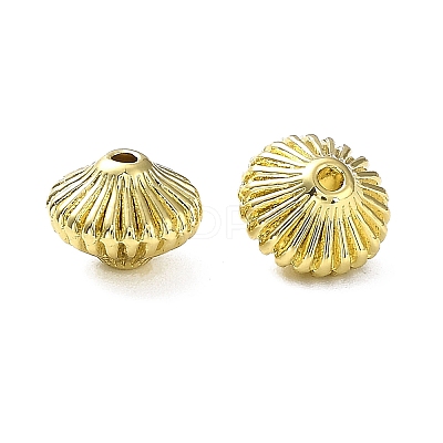 Rack Plating Alloy Beads PALLOY-D024-10G-1