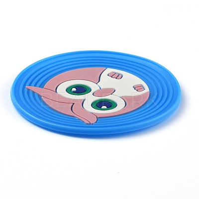 Cartoon Silicone Anti-Slip Pad AJEW-I049-02A-1