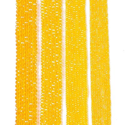 Electroplate Glass Beads Strands EGLA-A044-T2mm-A05-1