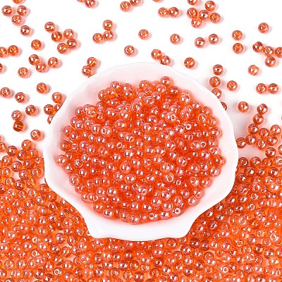Transparent Glass Seed Beads SEED-N007-33B-03-1