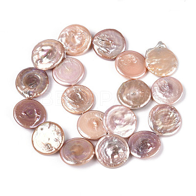 Natural Baroque Keshi Pearl Beads Strands PEAR-S018-20C-1