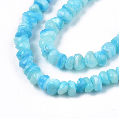 Natural Sea Shell Beads Strands SSHEL-S278-131D-1