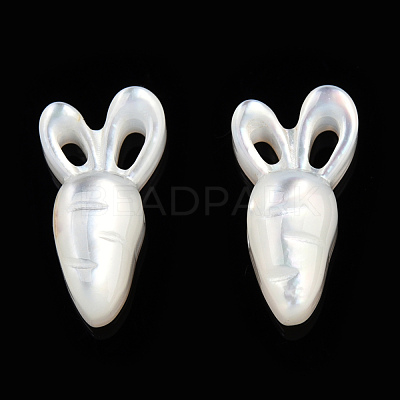 Natural White Shelll Beads SSHEL-N032-61-1