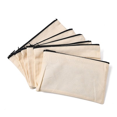 Blank DIY Craft Bag Canvas Pencil Pouch X-ABAG-G009-D01-1