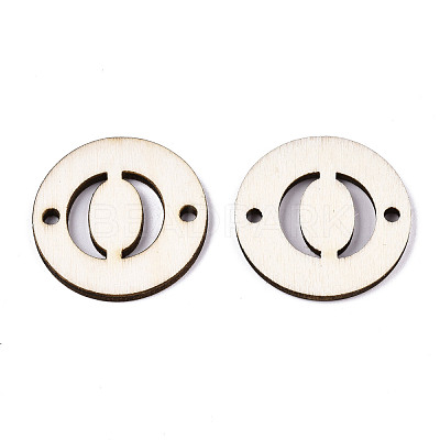 Unfinished Natural Poplar Wood Links Connectors WOOD-S045-140B-01O-1
