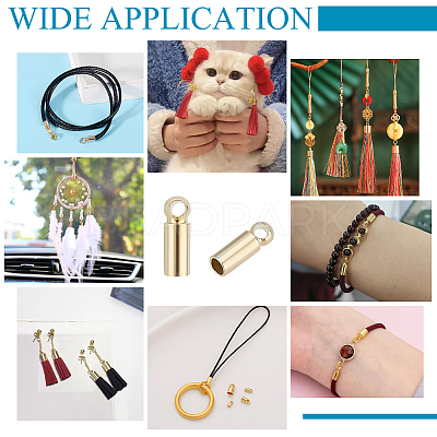 Brass Cord End FIND-PH0028-49D-G-1