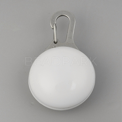 Plastic & Iron LED Collar Light AJEW-P080-04-1