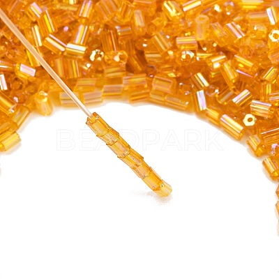 Two Cut Glass Seed Beads CSDB162C-1
