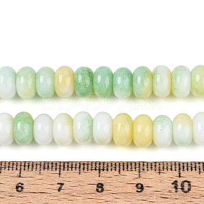 Glass Beads Strands GLAA-N059-5x8mm-45-1