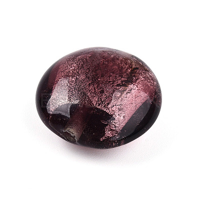 Handmade Silver Foil Glass Beads SLF20mmY-02-1