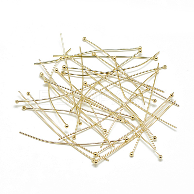 Brass Ball Head Pins KK-T032-013G-1