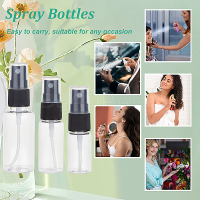 120Pcs 3 Styles Plastic Travel Spray Bottles AJEW-OC0005-07A-1