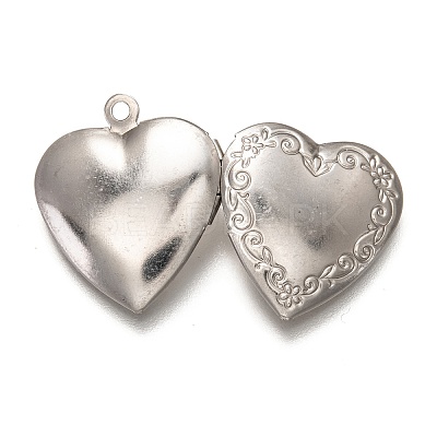 Non-Tarnish 316 Stainless Steel Locket Pendants LS-STAS-O135-06P-1