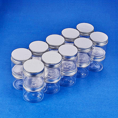 Transparent Plastic Bead Containers CON-BC0004-81-1