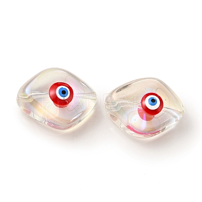 Transparent Glass Beads GLAA-F121-01-1