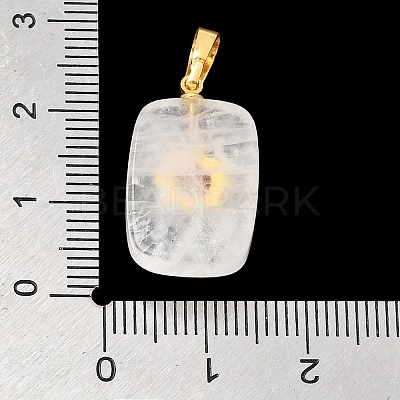 Natural Quartz Crystal Pendants G-T151-02C-1