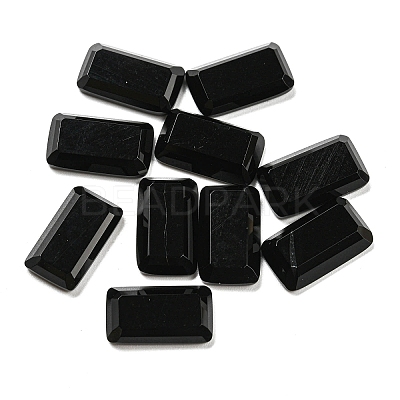 Natural Obsidian Cabochons G-D078-03B-1