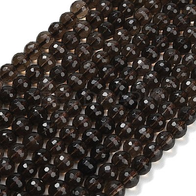 Natural Smoky Quartz Beads Strands G-C280-B09-8mm-1