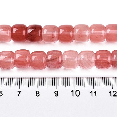 Cherry Quartz Glass Beads Strands G-T138-136-1