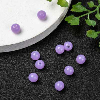 Fluorescent Acrylic Beads MACR-R517-6mm-09-1
