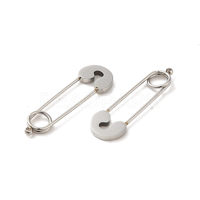 Non-Tarnish 304 Stainless Steel Pendants STAS-L022-382P-1