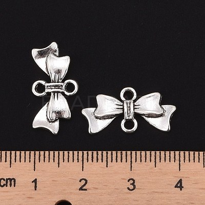 Bowknot Alloy Links connectors EA11930Y-1