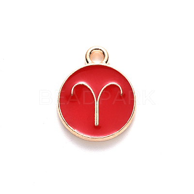 Alloy Enamel Pendants LS-ENAM-S124-01B-07A-1