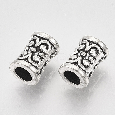 Tibetan Style Alloy Beads TIBE-Q097-03AS-LF-1