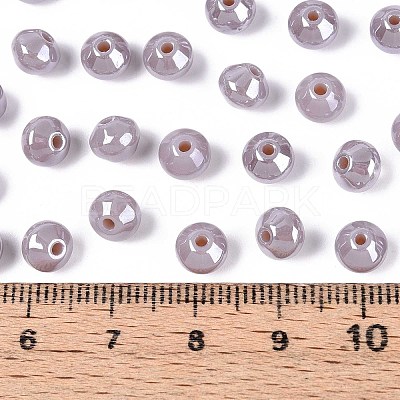 Opaque Colours Glass Seed Beads SEED-N007-34J-1