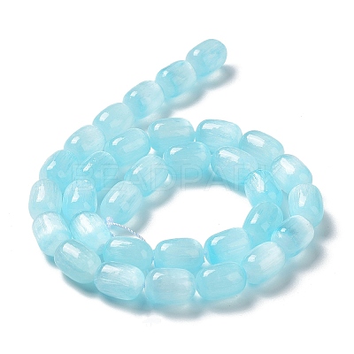 Natural Selenite Beads Strands G-F750-03-1
