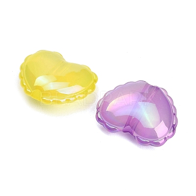 UV Plating Transparent Acrylic Beads AC-CBAEEF4-01-1