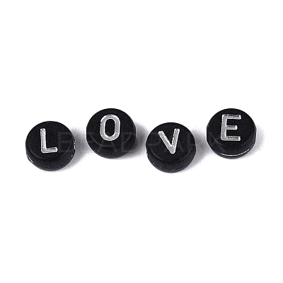 Opaque Acrylic Beads SACR-Q001-04A-M-1