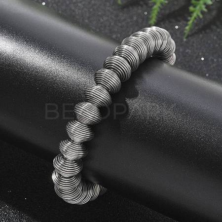 304 Stainless Steel Stretch Bangles for Women LS-BJEW-P315-02D-P-1