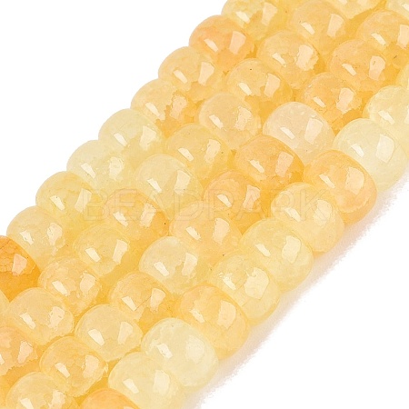 Ombre Effect Dyed Glass Beads Strands GLAA-Q106-05A-A01-1
