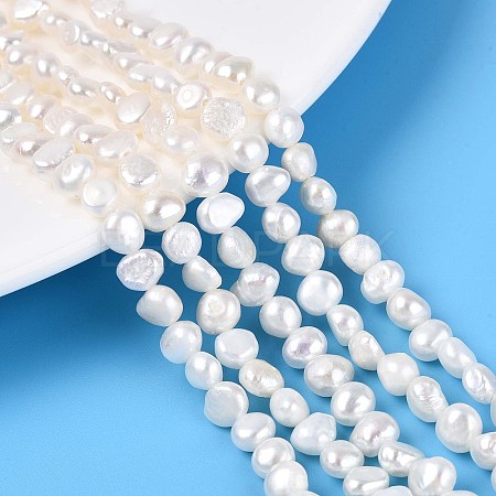 Natural Cultured Freshwater Pearl Beads Strands PEAR-T006-18D-1