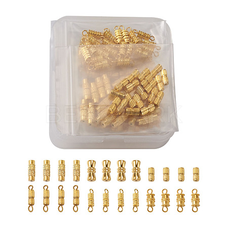  Jewelry Brass Screw Clasps KK-PJ0001-03G-1