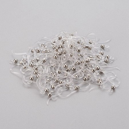 Eco-Friendly Plastic Earring Hooks X-STAS-K203-03P-1