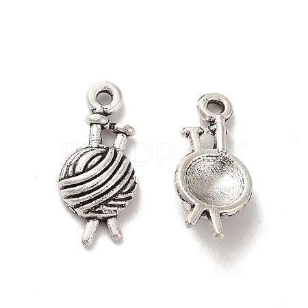 Tibetan Style Alloy Pendants TIBE-B001-44AS-1