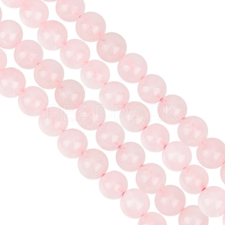 2 Strands Natural Rose Quartz Dyed Beads Strands G-GO0001-27A-1
