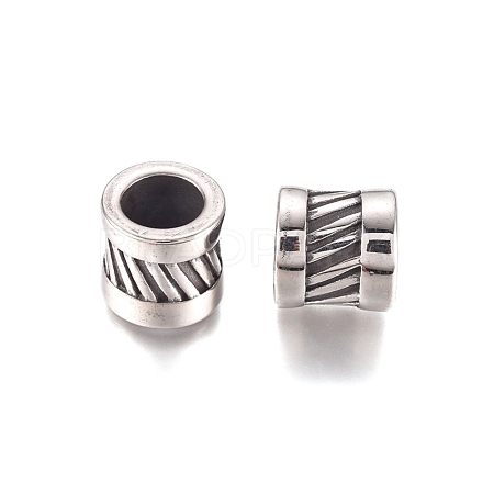 304 Stainless Steel Beads STAS-D175-02AS-1