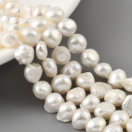 Natural Cultured Freshwater Pearl Beads Strands PEAR-A006-08A-1