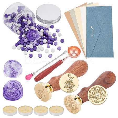 DIY Wax Seal Stamp Kits DIY-CP0003-91E-1