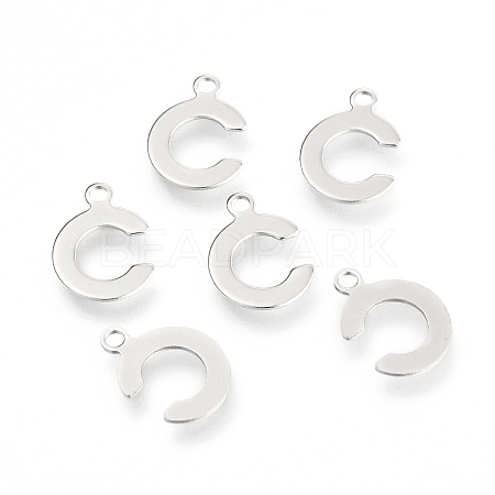 Non-Tarnish 201 Stainless Steel Charms X-STAS-C021-06P-C-1