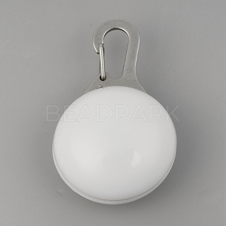 Plastic & Iron LED Collar Light AJEW-P080-04-1