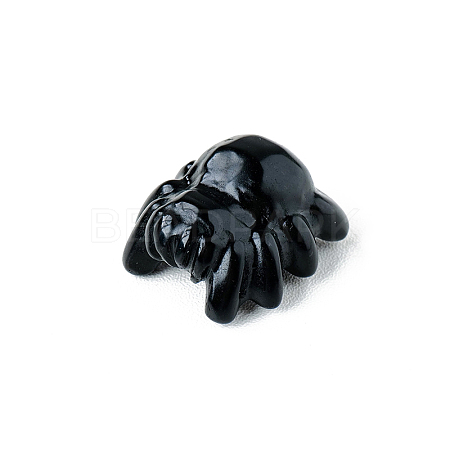 Natural Obsidian Sculpture Display Decorations G-PW0004-33F-1