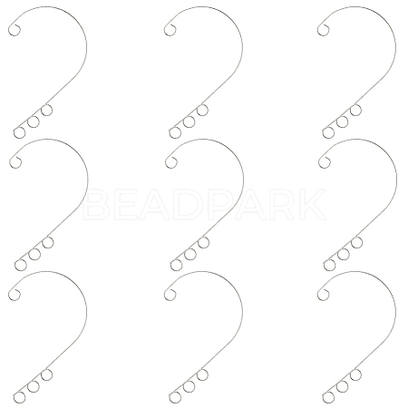SUNNYCLUE 80Pcs 316 Stainless Steel Ear Cuff Findings STAS-SC0005-96-1